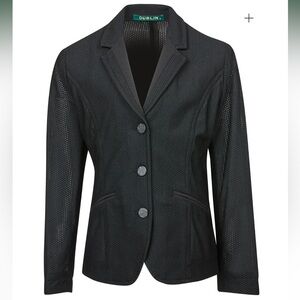 Dublin black mesh show jacket size 14 girls